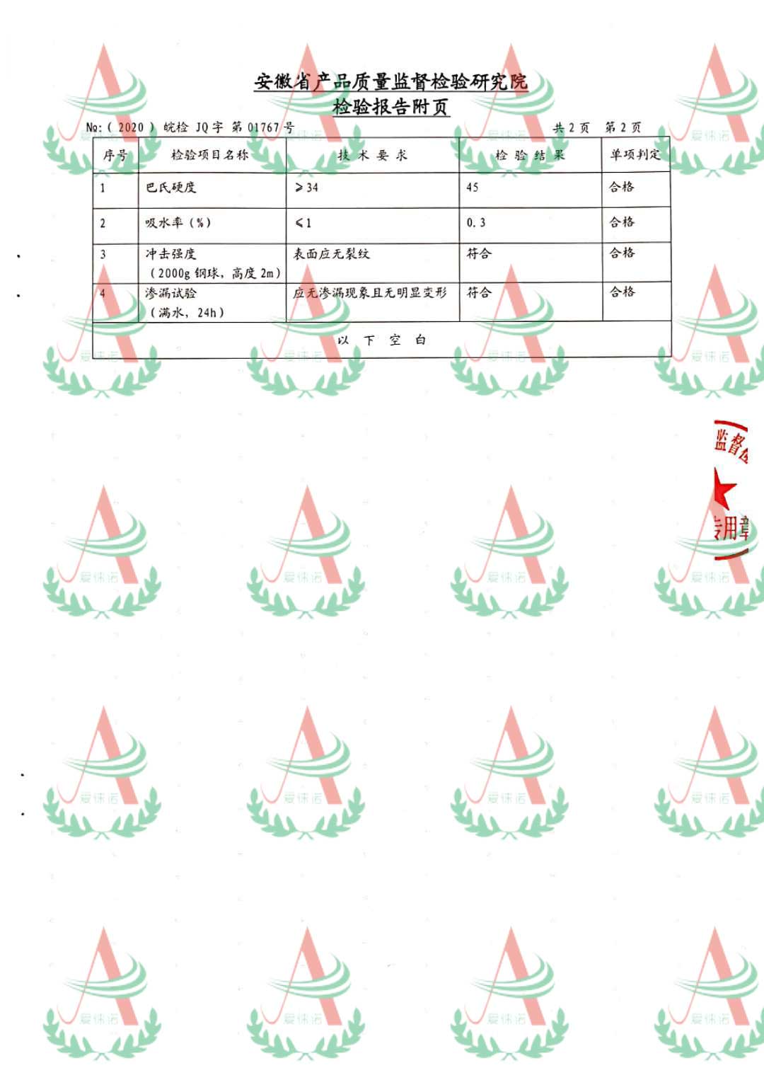 徐州檢測報告2